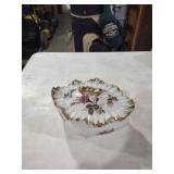 Decorative Porcelain Rose Pattern Trinket Box