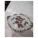 Decorative Porcelain Rose Pattern Trinket Box