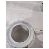 Porcelain Rose Sugar Bowl with Gold Trim