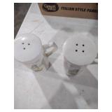 Memory Keepsake White Ceramic Salt and Pepper Shakers