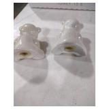 White Ceramic Bear Salt and Pepper Shakers