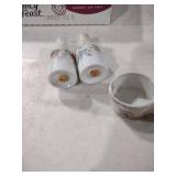 Japanese Porcelain Floral Salt and Pepper Shakers