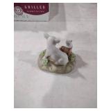 Enesco White Bunnies Garden Figurine