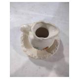 Japanese Porcelain Pitcher and Saucer Set