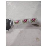 Floral Porcelain Handle Butter Knife