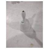 Decorative Porcelain Bell with Pink Rose