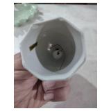 Decorative Porcelain Bell with Pink Rose