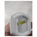 Frosted Glass Bud Vase with Pink Rose Design