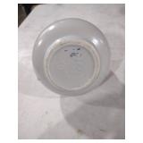 White Porcelain Creamer with Blue Floral Design