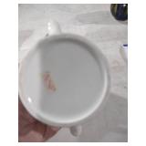 Floral Porcelain Cream and Sugar Set