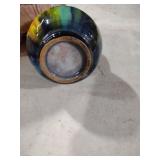 Handmade Ceramic Pitcher with Multi-Color Glaze