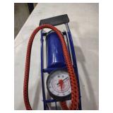 Blue Foot Pump with Pressure Gauge