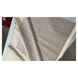 Handwoven Wool material with Multicolor Pattern