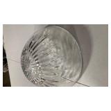 Crystal Cut Glass Serving Bowl 10 inch