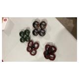 Wood and Beaded Pieces napkin holders