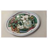 Garden Angel Decorative metal platter