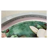 Garden Angel Decorative metal platter