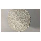 Handmade Cotton Lace Doily 11 1/2