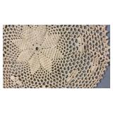 Handmade Cotton Lace Doily 9 1/2 inch