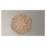 Handmade Cotton Lace Doily 9 inch
