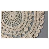 Handmade Cotton Lace Doily 10 inch
