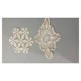 Handmade Cotton Lace Doily 10 inch in 8 inch