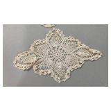 Handmade Cotton Lace Doily 10 inch in 8 inch
