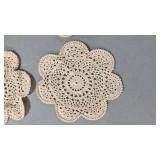 Handmade Cotton Lace Doilies Set