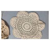 Handmade Cotton Lace Doilies Set