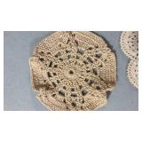 Handmade Cotton Lace Doilies Set