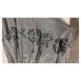 Black and White Gingham Embroidered dress