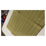 Green and Gold kitchen rug