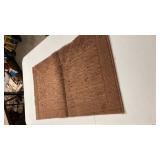 19 x 33 kitchen rug brown