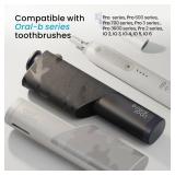 CoolSmile Charging Travel Case Compatible with Oral B Electric Toothbrushes, Fits Oral-B pro 2/ pro 3, pro 600/700/ 1000/1500/ 2000/3000/ 3500/5000/ 7000/ io2/ io3/ io4/ io5/ io6, Grey