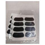 60 Pairs Eye Black Stickers for Kids Customizable Sports Face Eyeblack Sticker for Football Baseball Softball Sport Themed Party Birthday Party Supplies(Black)