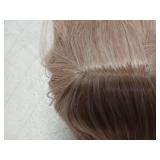 PATTNIUM Blonde Wig Kids Child Short Wavy Wig with Bangs Flaxen Blonde Wigs Synthetic Girls Cosplay Halloween Party Costume Wigs (Flaxen Blonde)