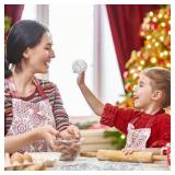 Nuenen 12 Pcs Thanksgiving Cookie Press Set Cookie Press Discs Stainless Steel Stencils Metal Mold Disc for Baking Holiday Cakes Thanksgiving Birthday Cake Decoration, 12 Style (Natural)