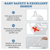 Sippy Spout Nipples for Philips Avent Natural Baby Bottles Soft Silicone Trainer Nipple for 6M+ Babies, BPA-Free, Spill-Resistant, Pack of 4