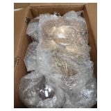 XUWAIDSGN 24 Pcs Champagne Martini Glasses 9 Oz with Gilded Removable Gold Rim Coupe Glasses Pink Martini Glasses Plastic Mimosa Vintage Coupe Glasses Set For Wedding Anniversary (24, Ribbed Gold)