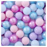 STARBOLO Ball Pit Balls for Ball Pits, 170PCS Crush Proof Ball Pit Balls Plastic Toy Balls, BPA Phthalate Free Children