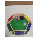 Maiji Planet Original Classic 2-6 Player Shut The Box Game, Math Dice Board Game for Family Night Classroom Travel, Wooden Classic Table for Group Kid Adult Senior Travel Party Bar Easy Quick and Fun