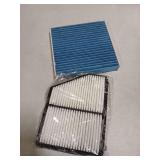 Forccord Cabin & Engine Air Filter Combo Fit for Honda Civic 2016-2025 2026 2.0L, HR-V 2023-2026 2.0L Activated Carbon Cabin Filter Replace#CF11182 CA12051 Air Filter for My Car Naturally Aspirated