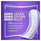 Always Discreet Adult Incontinence Pads for Women, Light Absorbency, Regular Length, Postpartum Pads, 30 Count (3 Packs of 30)