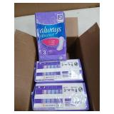 Always Discreet Adult Incontinence Pads for Women, Light Absorbency, Regular Length, Postpartum Pads, 30 Count (3 Packs of 30)