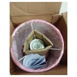 EOEYYOYB Table Lamp for Bedroom, Bedside Lamps for Nightstand, Minimalist Night Stand Light Lamp with Type-C and USB Ports, Modern Desk Table Lamp for Bedroom, Living Room, Dining Room, Office (Pink)