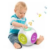 Talkfun Educational Toys for 1 Year Old Boy Girl, Learning Cube Musical Baby Toy 6-12-18 Month, Bilingual Birthday Gift for 1 Year Old Boy Girl