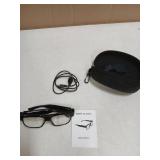 Camera Glasses Video Glasses HD Smart Glasses Recording Outdoor Sport Glasses with Camera Wearable Eyeglass Built-in 32G Memory Card only Open on Computer