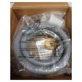 Larrik Natural Gas Hose 3/4 Inch for Generator 15FT With Quick Connect Fittings, Gas Flex Line Hose Use for Heater, Generator, Grill, Outdoor Use