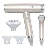 slopehill Professional Hair Dryer with Diffuser, Ionic Hair Dryer,Lightweight Compact Powerful & Fast Salon Blow Dryer with High Speed Brushless Motor, Travel Hairdryer, Women & Men (Ceramic, Stone)