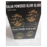 Cootway Floating Pool Lights, 15 Inch Warm White Solar Pool Light That Float, IP68 Waterproof Inflatable Light Up Pool Balls, Float or Hang Solar Floating Lights for Pool, Wedding, Party Decor - 4PCS